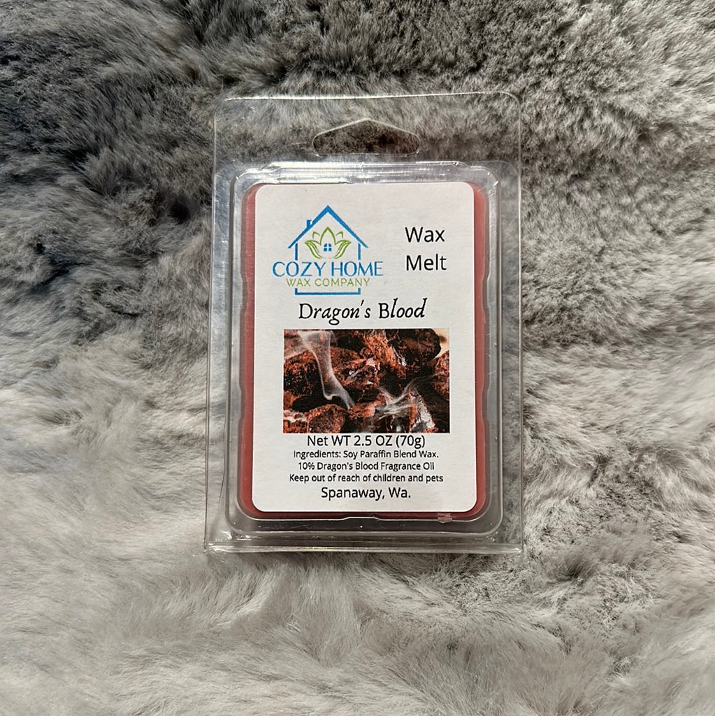 Dragon's Blood Scented Wax Melts 2 Pack With FREE SHIPPING Scented Wax Cubes  Compare to Scentsy® Bars Free Shipping 
