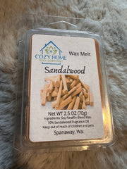 Sandalwood Wax Melt 2.5oz